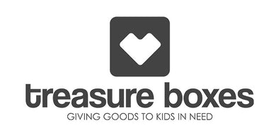 Treasure Boxes giving goods to kids in need